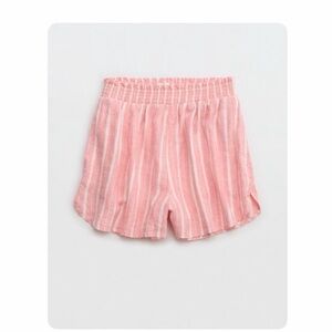 Aerie Pink Striped Women's Shorts